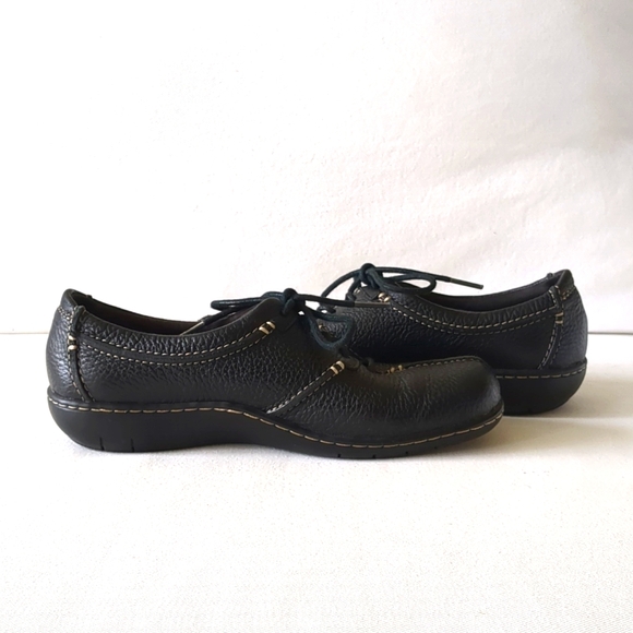 Clarks. Bendables. Black. Size 6.5M - Picture 10 of 16